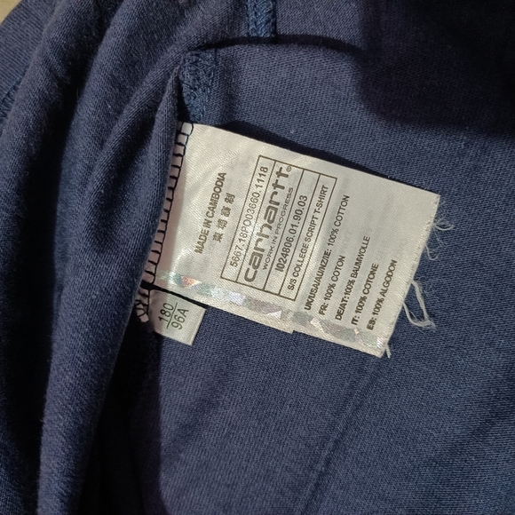 CARHARTT MENS SHORT SLEEVE UNIVERSITY SCRIPT T-SHIRT - Picture 9 of 11